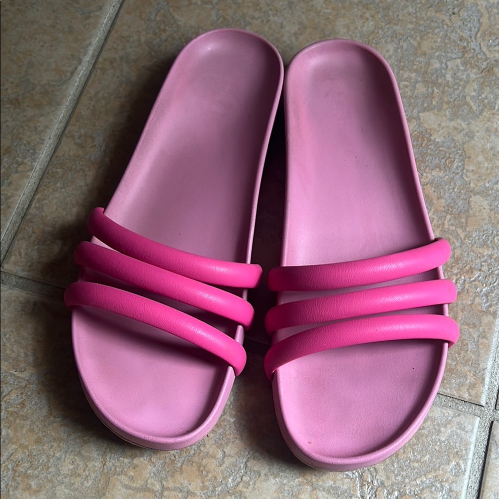 J.Crew Size 10 Pink Slide Sandals